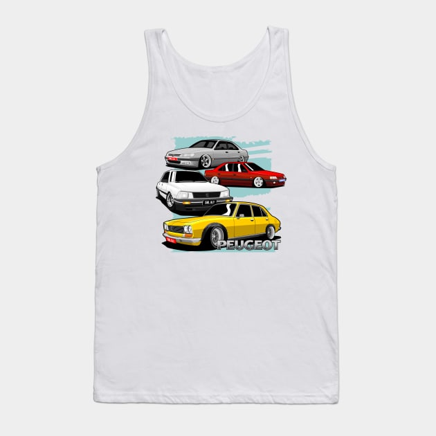 peugeot Tank Top by small alley co